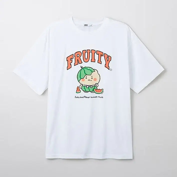 SPAO x Yurang Bear - Mixed Short Sleeve T-Shirt - SPAO - T-Shirt - Harumio
