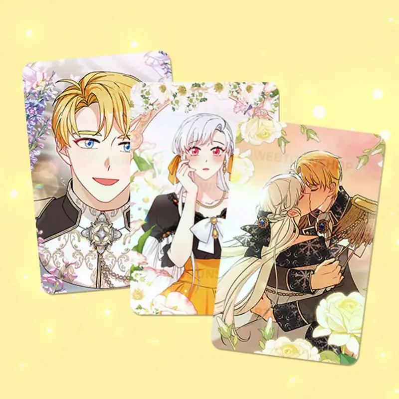 Don’t Look for the Villain Who Left - Hologram Photo Card Set - Webtoon Shop - Hologram Photo Cards - Harumio