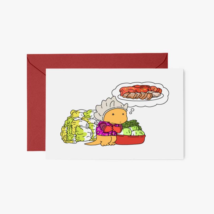 Danzi Bbb Lee - I Make Kimchi Postcard & Envelope Set - Marpple Shop - Postcard - Harumio