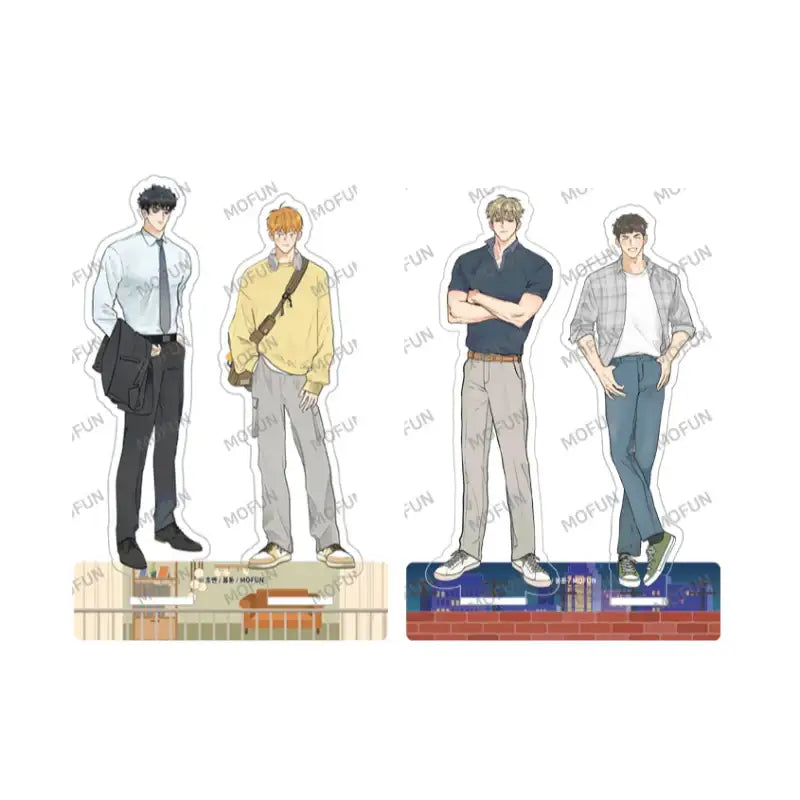 100% Clean Up x MOFUN - Acrylic Stand - MOFUN - Acrylic Stand - Harumio