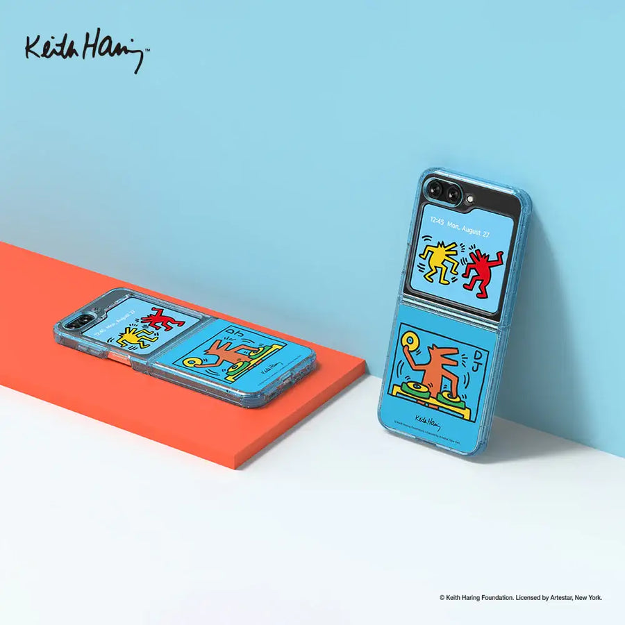 SLBS - Keith Haring Music Eco Lens Case (Galaxy Z Flip5) - SLBS - Home & Living, Accessories - Harumio