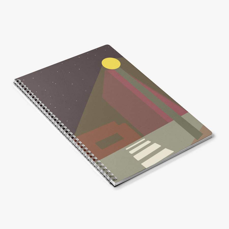 Eun Dam Bi - Night Time Cross Walk A4 Spring Notebook - Marpple Shop - Notebook - Harumio