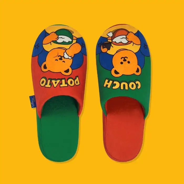 Wiggle Wiggle - Couch Potato Home Slippers - Wiggle Wiggle - Slippers - Harumio