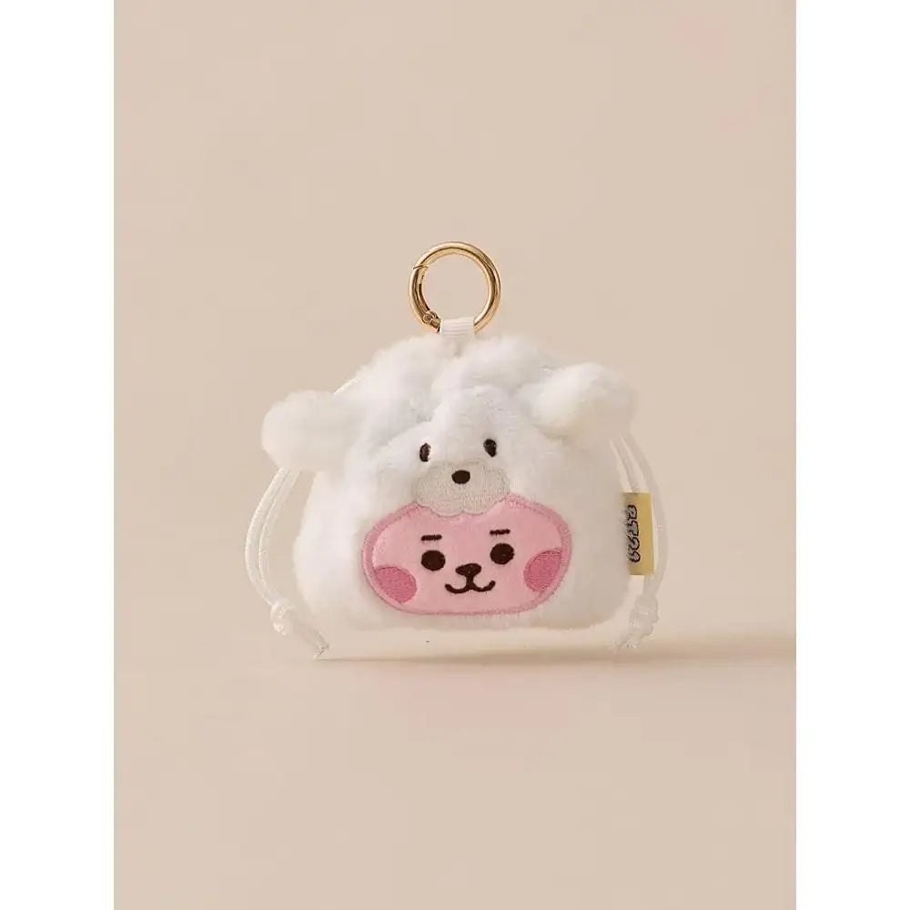 BT21 FLUFFY - Cooky Baby Mini Bag Charm Pouch - BT21 - Pouch - Harumio