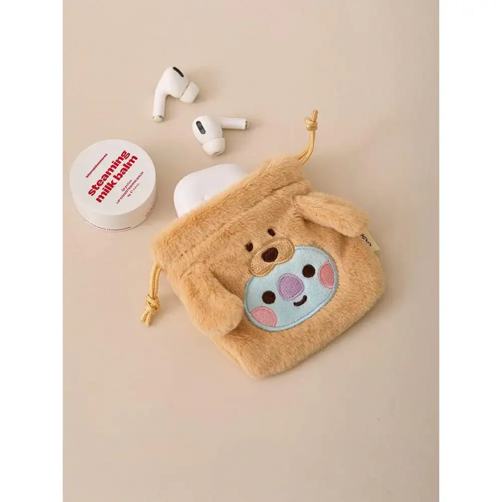 BT21 FLUFFY - Koya Baby Mini Bag Charm Pouch - BT21 - Pouch - Harumio