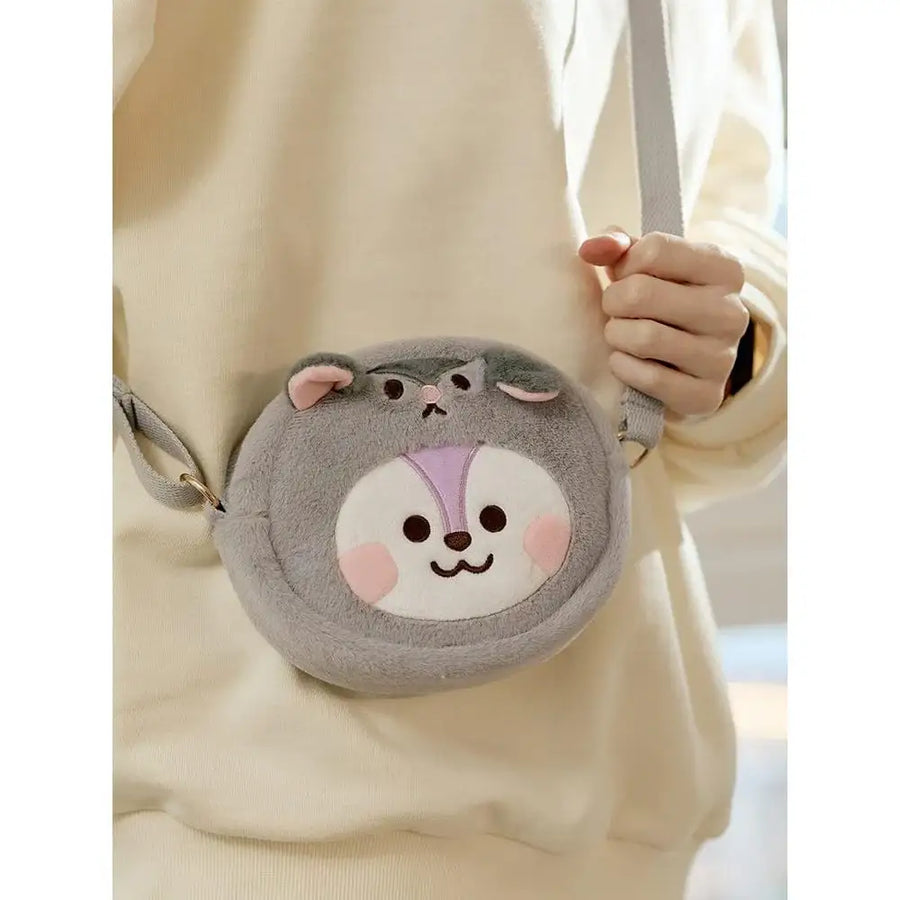 BT21 FLUFFY - Mang Baby Crossbody Bag - BT21 - Crossbody Bag - Harumio