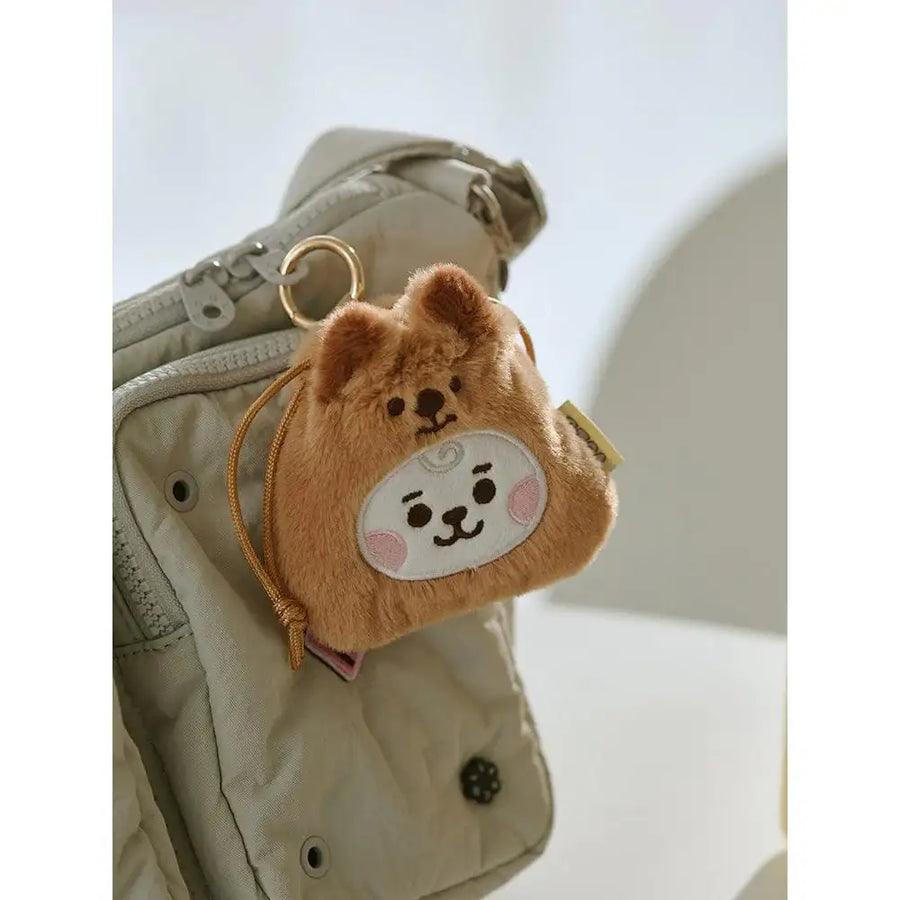 BT21 FLUFFY - RJ Baby Mini Bag Charm Pouch - BT21 - Pouch - Harumio
