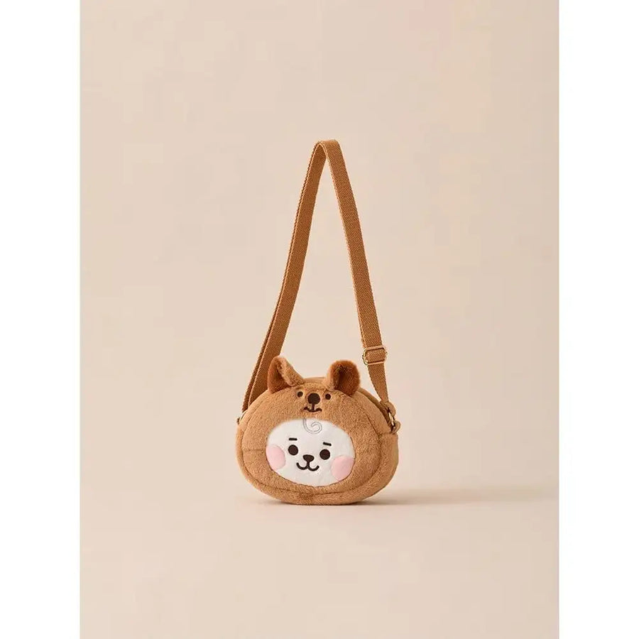 BT21 FLUFFY - RJ Baby Crossbody Bag - BT21 - Crossbody Bag - Harumio