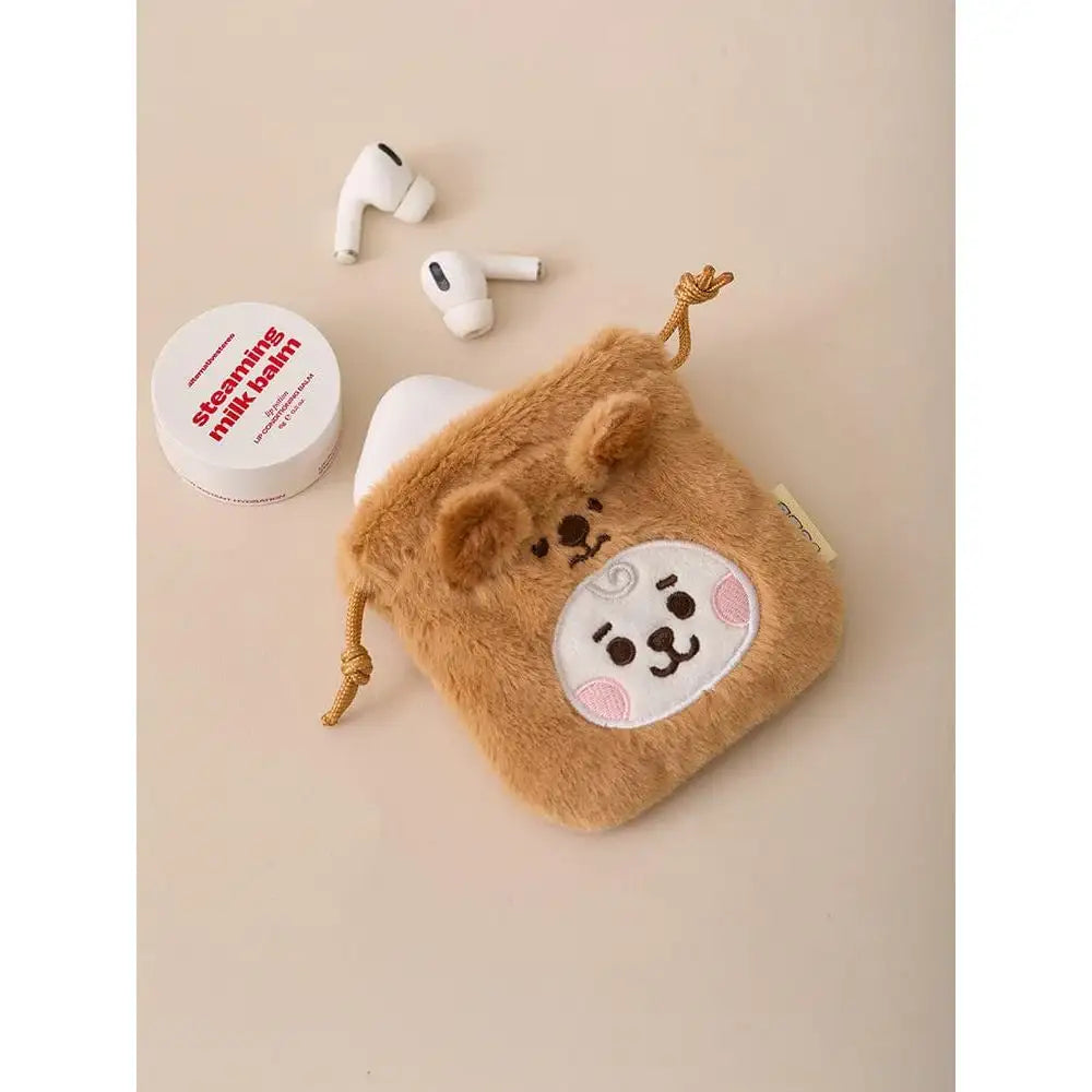 BT21 FLUFFY - RJ Baby Mini Bag Charm Pouch - BT21 - Pouch - Harumio