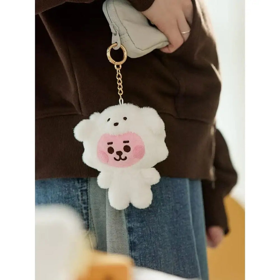 BT21 FLUFFY - Cooky Baby Plush Keyring - BT21 - Keyring - Harumio