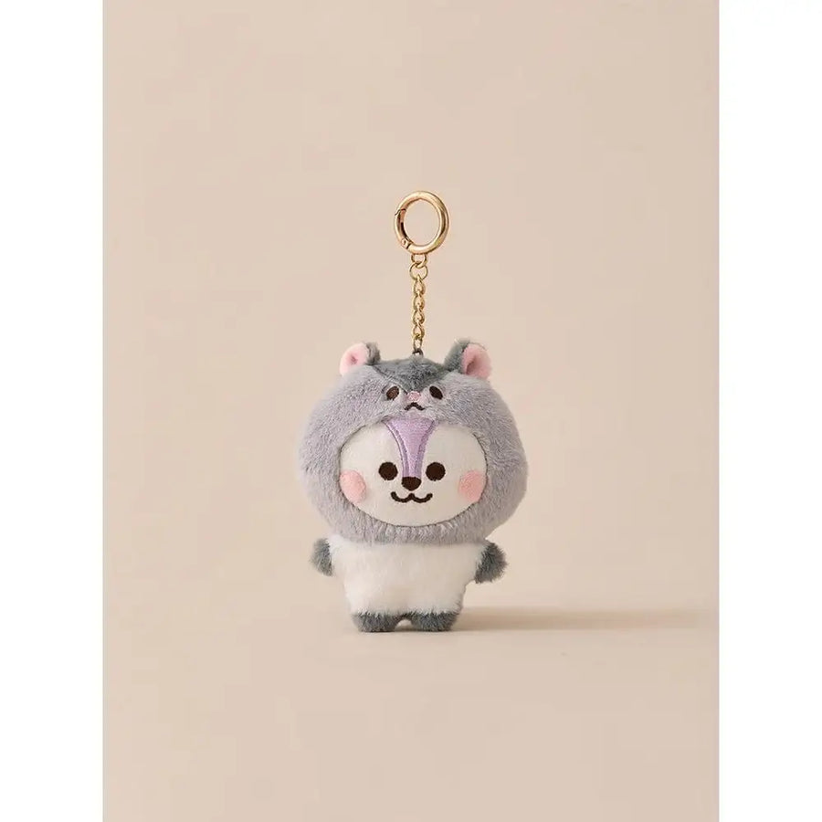 BT21 FLUFFY - Mang Baby Plush Keyring - BT21 - Keyring - Harumio
