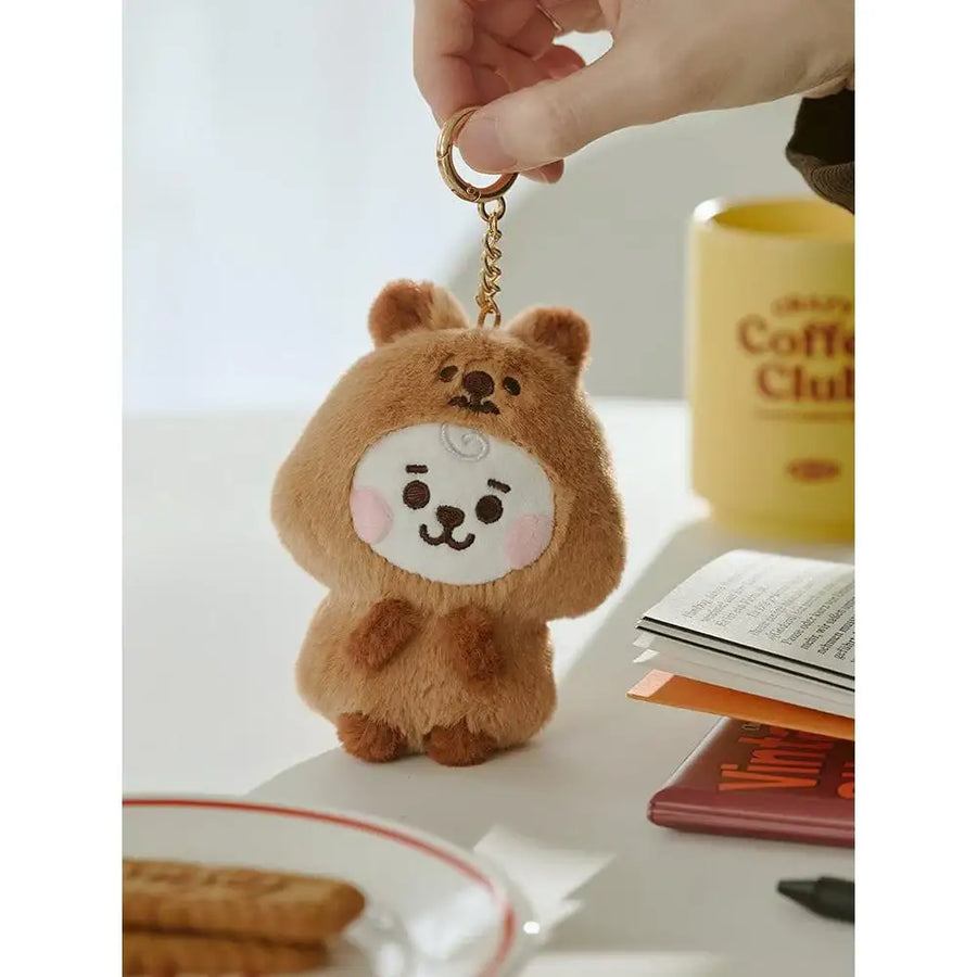 BT21 FLUFFY - RJ Baby Plush Keyring - BT21 - Keyring - Harumio