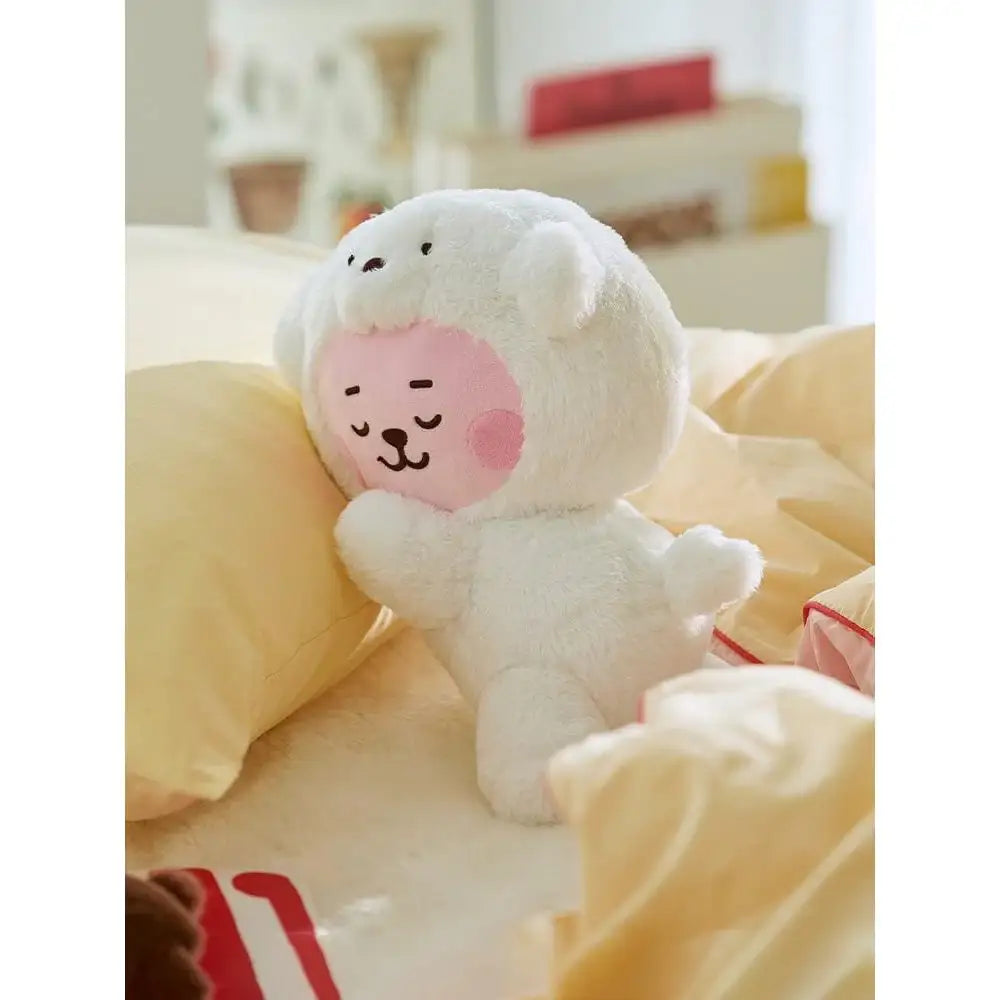 BT21 COOKY Baby Flat Fur Fluffy Plush Doll 19cm BTS LINE