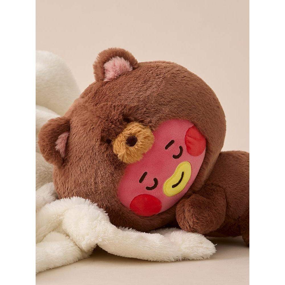 BT21 FLUFFY - Tata Baby Lying Plush Doll - BT21 - Plush Doll - Harumio
