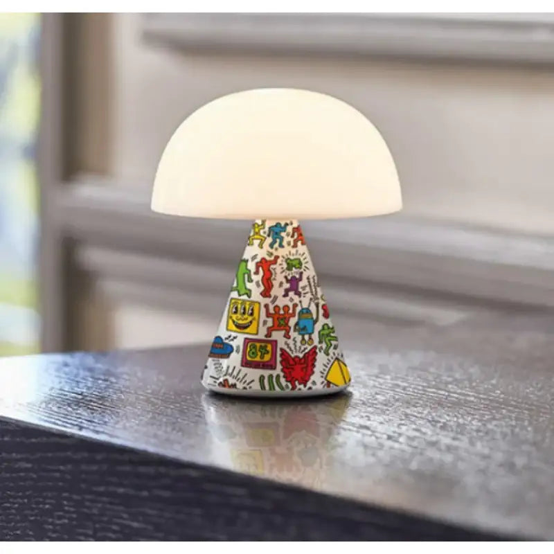 LEXON x Keith Haring - Mina M LED Mood Light Mushroom Lamp LH64KH - LEXON - Lamp - Harumio