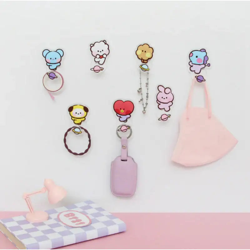 NARA HOME DECO x BT21 - Minini Motion Acrylic Hook - NARA HOME DECO - Home & Living - Harumio