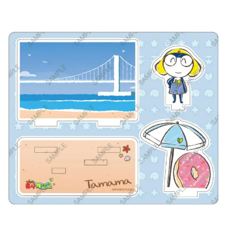 Sergeant Frog Keroro x Toonique - Mini Acrylic Diorama - Toon!que - Acrylic Frame - Harumio Sergeant Frog Keroro x Toonique - Mini Acrylic Diorama - Toon!que - Acrylic Frame - Harumio