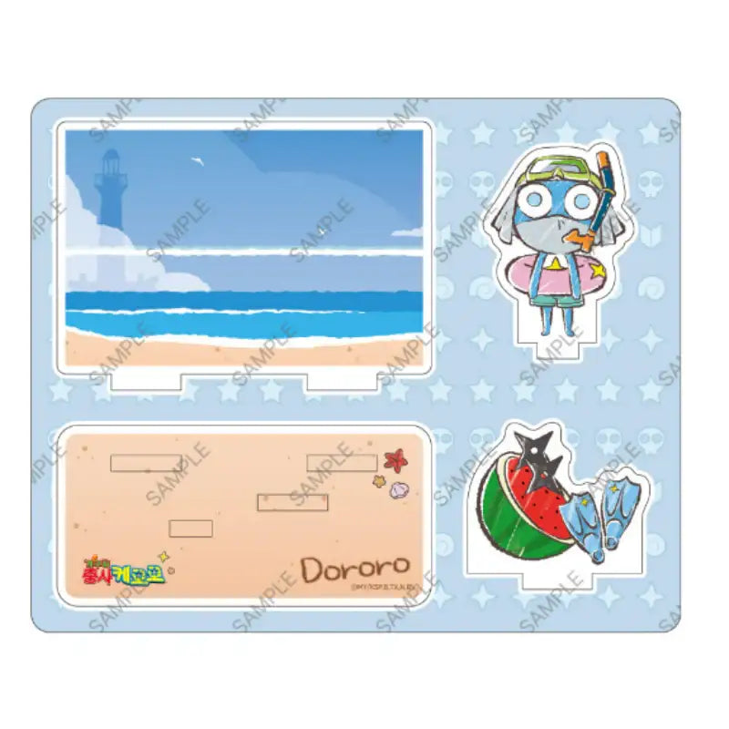 Sergeant Frog Keroro x Toonique - Mini Acrylic Diorama - Toon!que - Acrylic Frame - Harumio