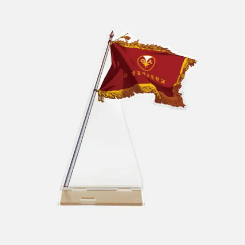 Study Group x YLAB Store - Yuseong High School Flag Acrylic Diorama Stand - YLAB Store - Acrylic Diorama - Harumio