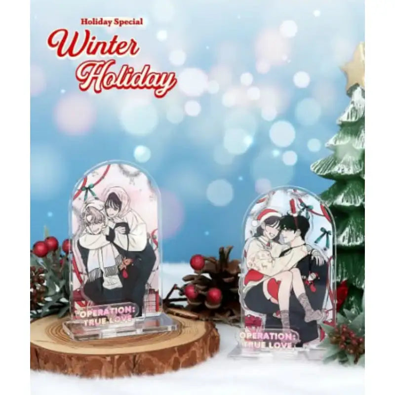 Operation: True Love Winter Holiday Pop-Up - Acrylic Stand - WEBTOON FRIENDS - Acrylic Stand - Harumio