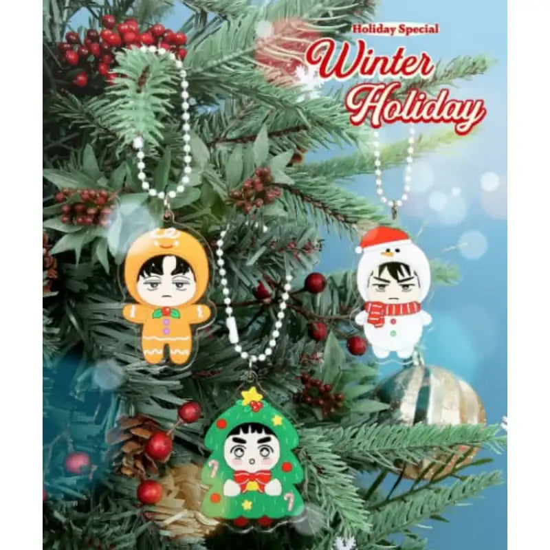 After School Lessons for Unripe Apples Winter Holiday Pop-Up - Christmas Ornament Keyring - Winter Holiday - Keyring - Harumio