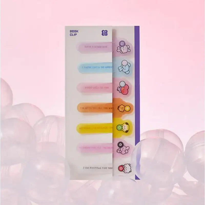 Line Friends x BT21 - Minini Lucky Gacha Book Clip Set - BT21 - Book Clip - Harumio