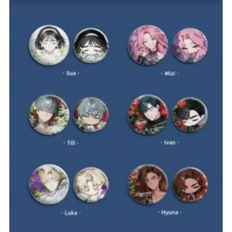 MARCHMONSTER x Alien Stage - Drowing Bloom Series Can Badge Set - MARCHMONSTER - Can Badge - Harumio