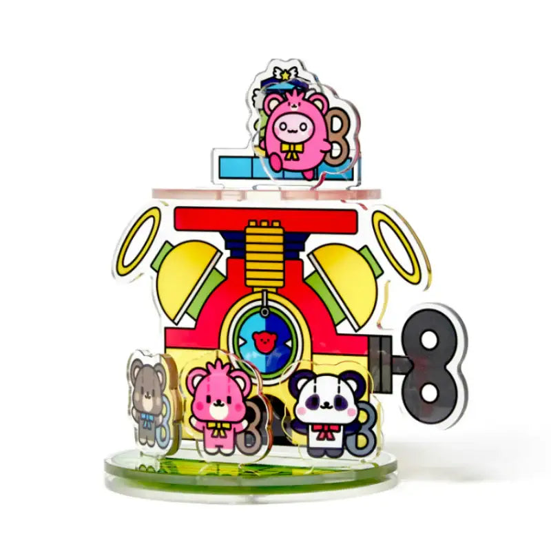 Maplestory - Pink Bean and Friends Rotating Acrylic Stand - Maplestore - Acrylic Stand - Harumio