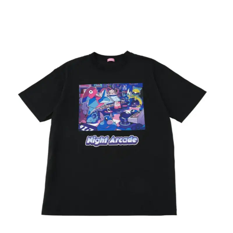 Pokémon Store - Pokémon Center T-Shirt Night Arcade - Pokémon Store - T-Shirt - Harumio