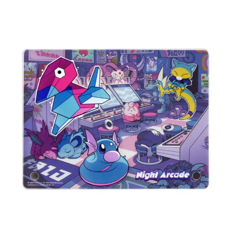 Pokémon Store - Pokémon Center Acrylic Stand Night Arcade - Pokémon Store - Acrylic Stand - Harumio
