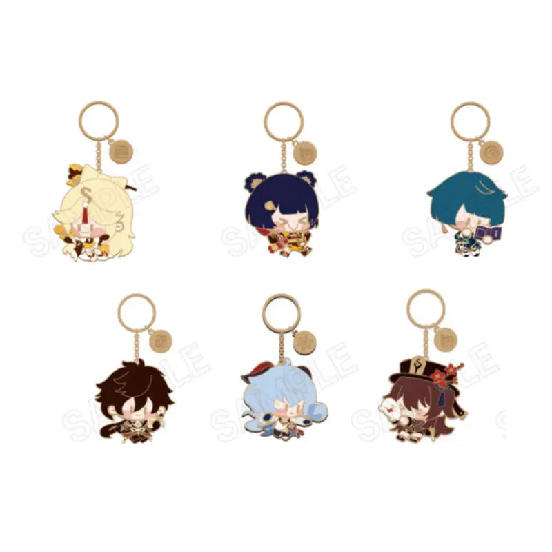 Genshin Impact PC Lounge - SD Metal Keyring - Genshin Impact - Keyring - Harumio