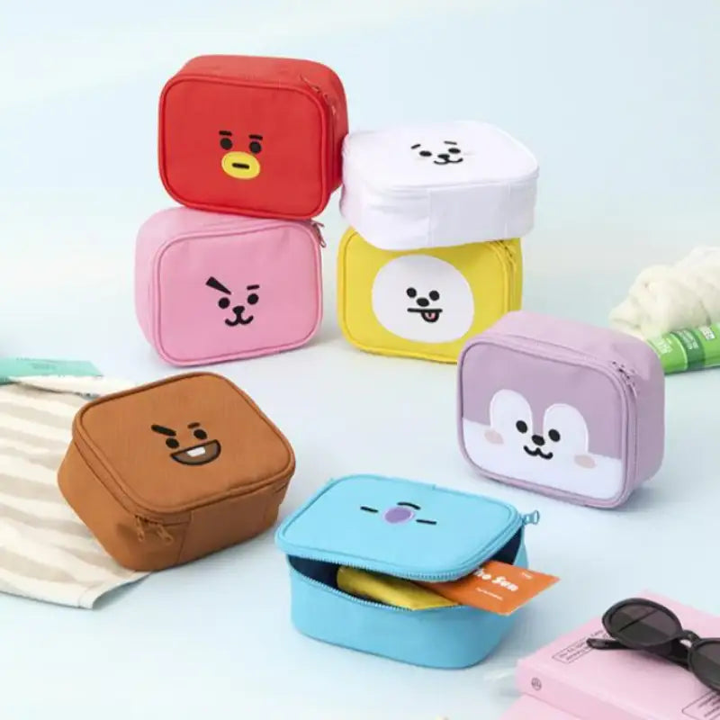 Line Friends x BT21 - Basic Multi Pouch S - BT21 - Pouch - Harumio