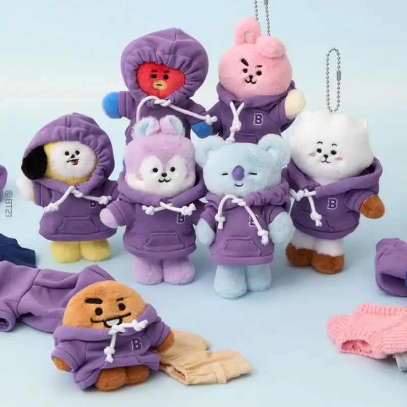 Line Friends x BT21 - Petit Closet Doll Keyring - BT21 - Doll Keyring - Harumio