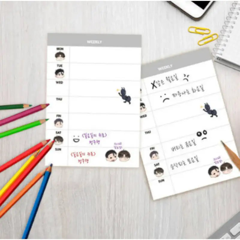 Sunday's Solace x BeOn - Weekly Planner - BeOn Cafe - Accessories - Harumio