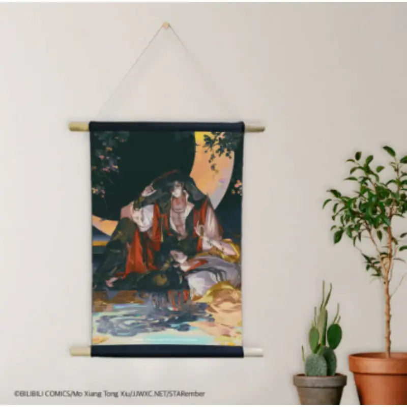 Heaven Official's Blessing x BeOn - Fabric Hanging Poster & Postcard Set - BeOn Cafe - Poster - Harumio