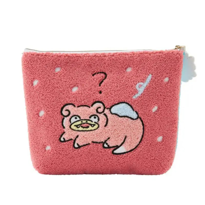 Pokémon Store - Pokémon Center Fluffy Embroidery Pouch Slowpoke - Pokémon Store - Pouch - Harumio