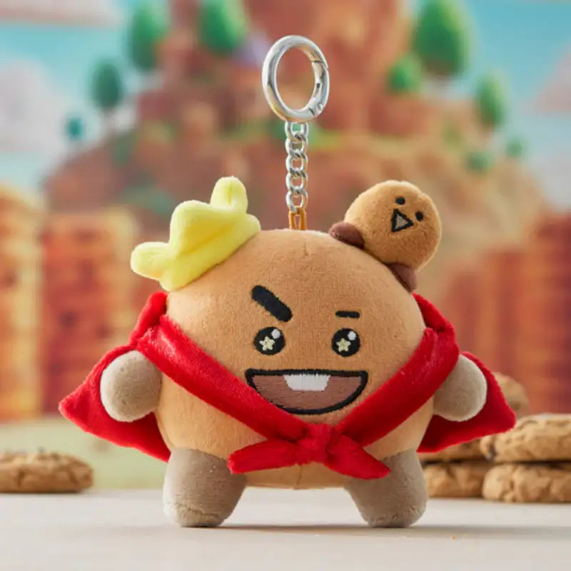 BT21 - Shooky The King Plush Keyring - BT21 - Keyring - Harumio