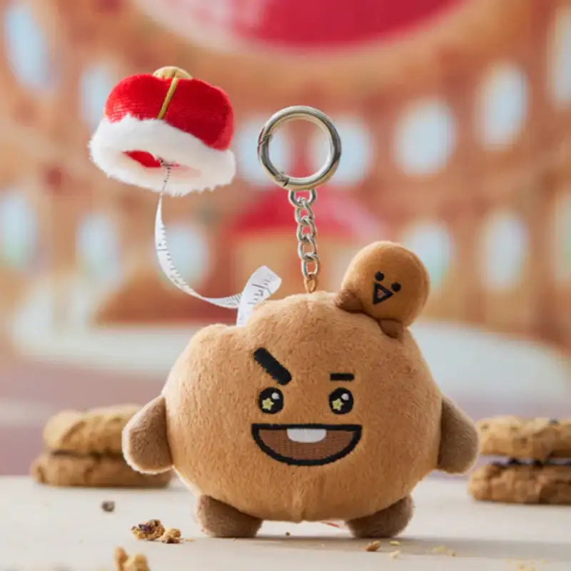 BT21 - Shooky The King Measuring Tape Plush Keyring - BT21 - Keyring - Harumio