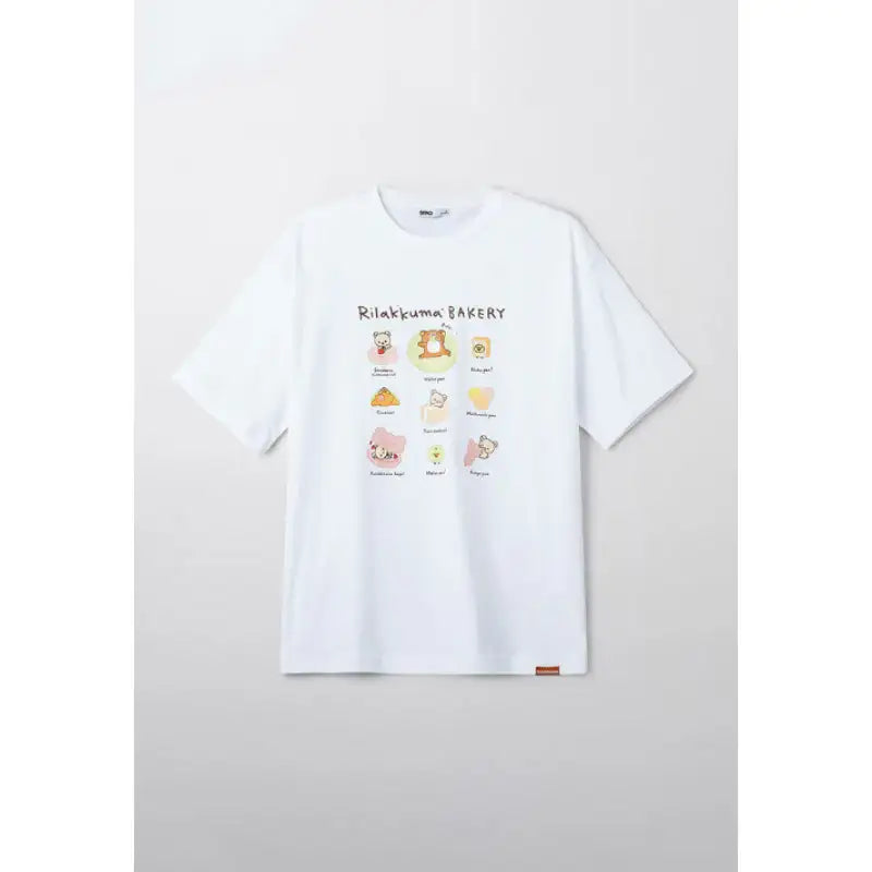 SPAO x Rilakkuma - Kuma's Free Time Short Sleeve T-Shirt - SPAO - T-Shirt - Harumio
