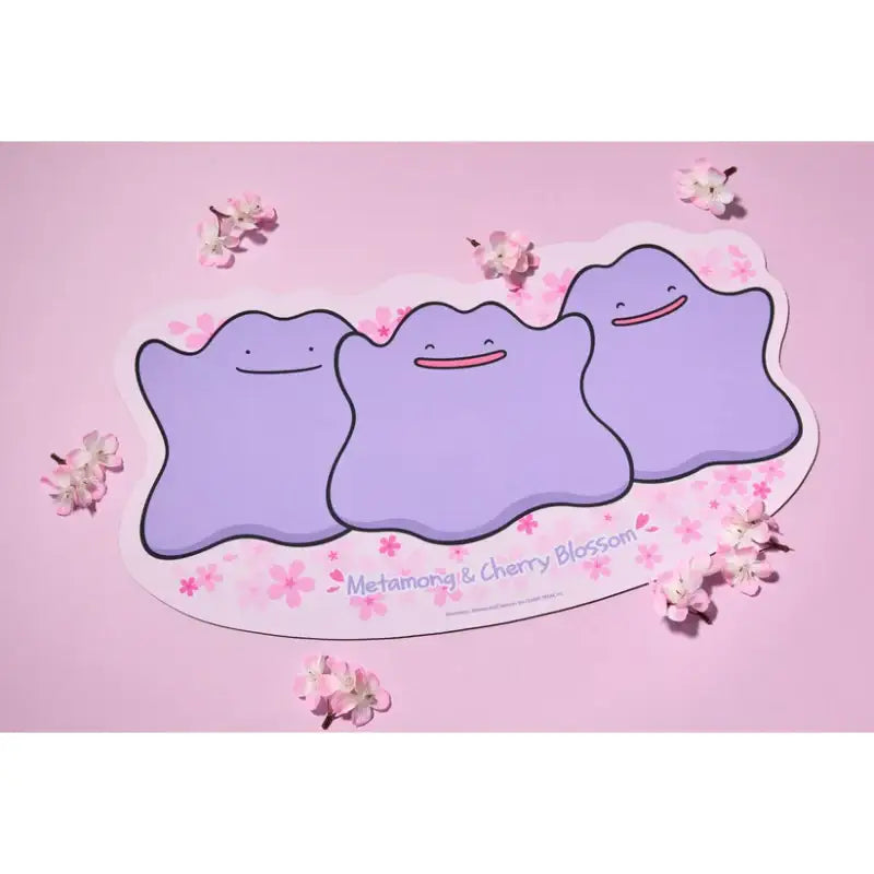 Pokémon Center METAMONG Cherry Blossom Desk Mat - Pokémon Store - Desk Mat - Harumio