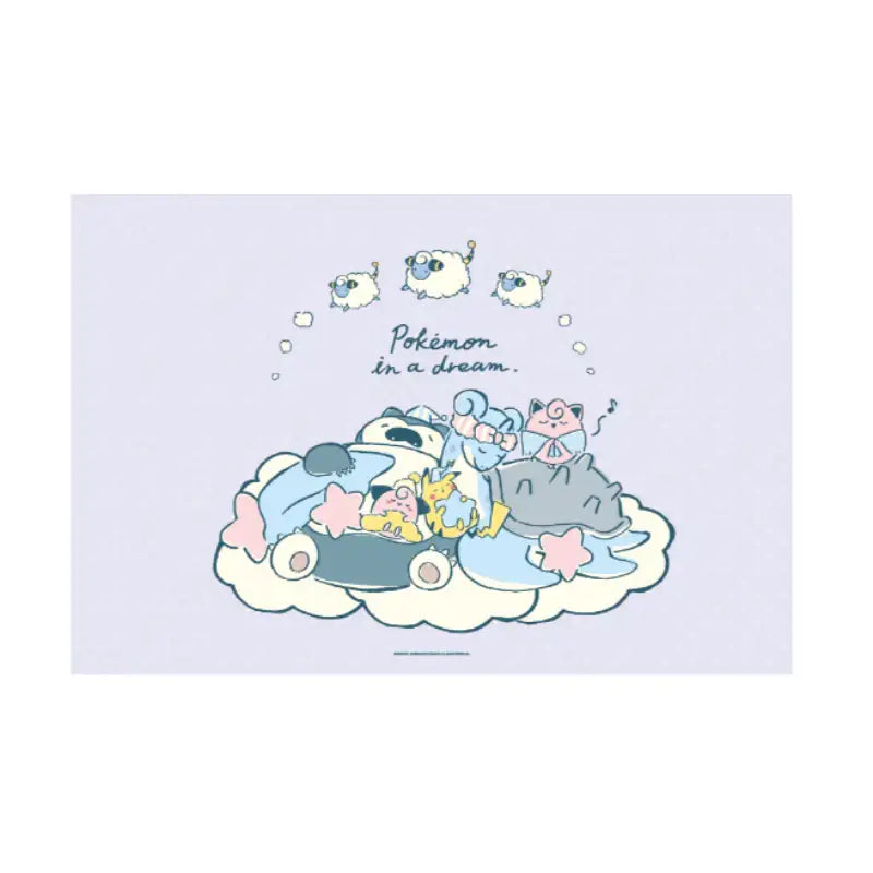 Pokémon Store - Pokémon in a Dream Fabric Poster & Light Bulb Set - Pokémon Store - Fabric Poster - Harumio