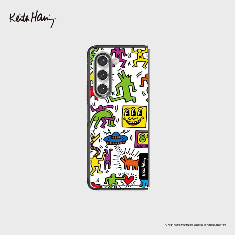 SLBS - Keith Haring Pattern Eco Lens Case (Galaxy Z Fold5) - SLBS - Home & Living, Accessories - Harumio SLBS - Keith Haring Pattern Eco Lens Case (Galaxy Z Fold5) - SLBS - Home & Living, Accessories - Harumio