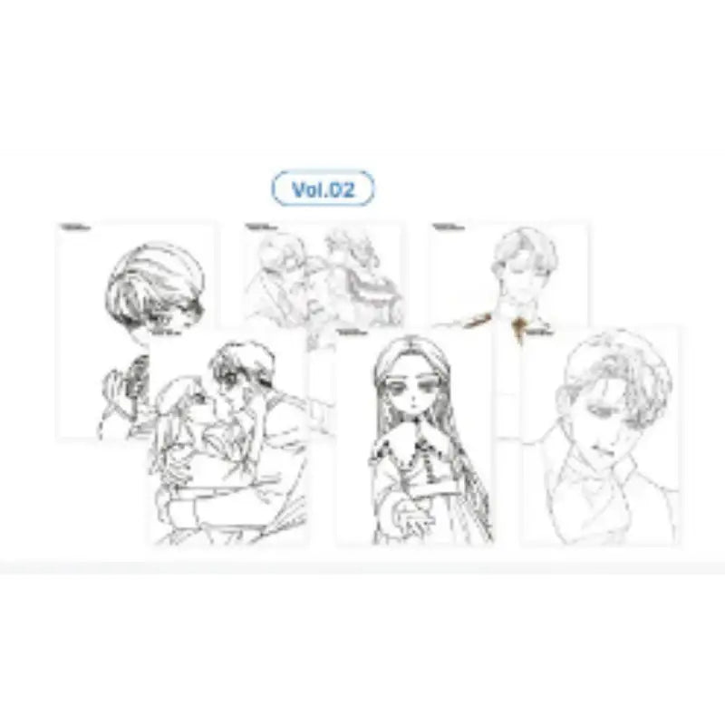 The Broken Ring: This Marriage Will Fail Anyway - Coloring Sheet Set - DDCENT - Coloring sheet - Harumio