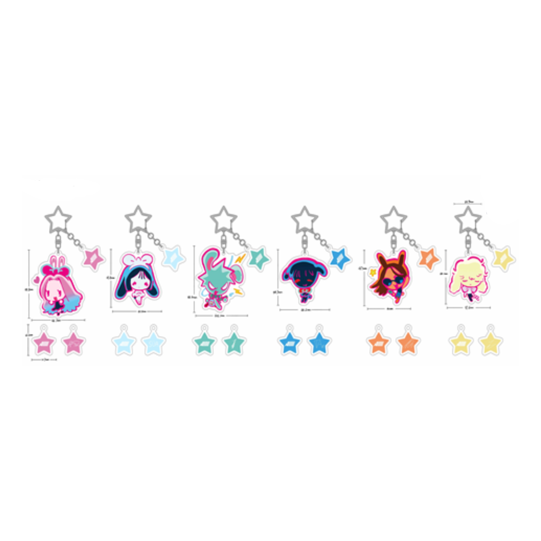 Alien Stage Rabbit Series Arcylic Key Chain – Harumio
