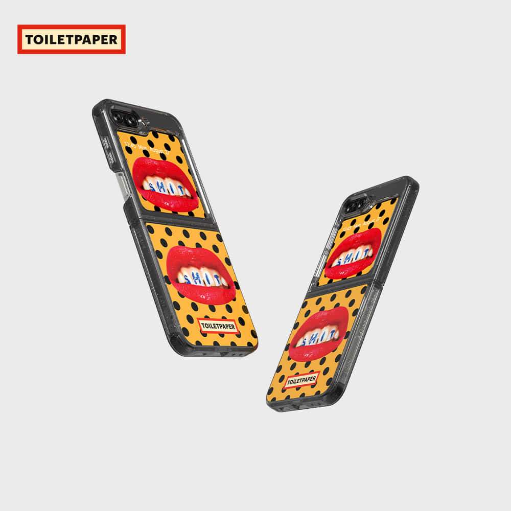 SLBS - Toilet Paper Yellow Eco Lens Case (Galaxy Z Flip5) - SLBS - Home & Living, Accessories - Harumio