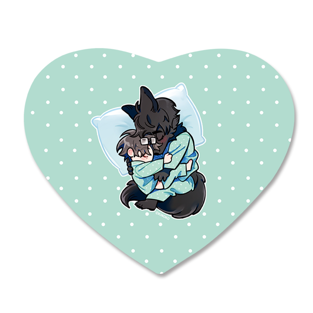 Write Me, Touch Me, Read Me - Anmolsa Heart Mousepad - Webtoon Shop - Mousepad - Harumio