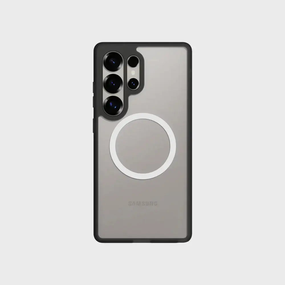 SLBS - SLBS Clear Magnet Case Matte Black (Galaxy S25 Series) - SLBS - Phone Case - Harumio SLBS - SLBS Clear Magnet Case Matte Black (Galaxy S25 Series) - SLBS - Phone Case - Harumio
