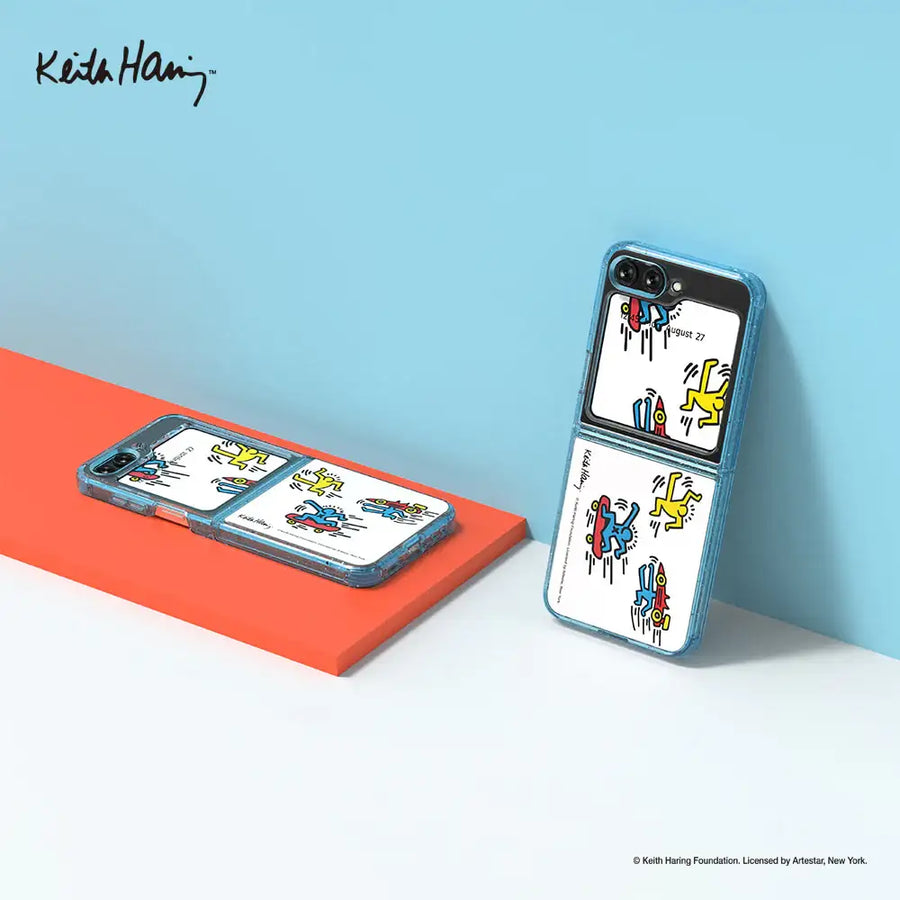 SLBS - Keith Haring People Eco Lens Case (Galaxy Z Flip5) - SLBS - Home & Living, Accessories - Harumio