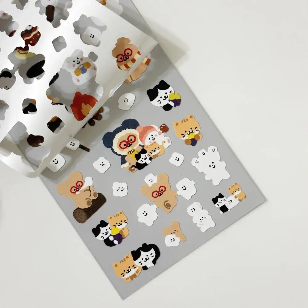 Teteum - Marshmallow Friends Sticker - Teteum - Stationary - Harumio