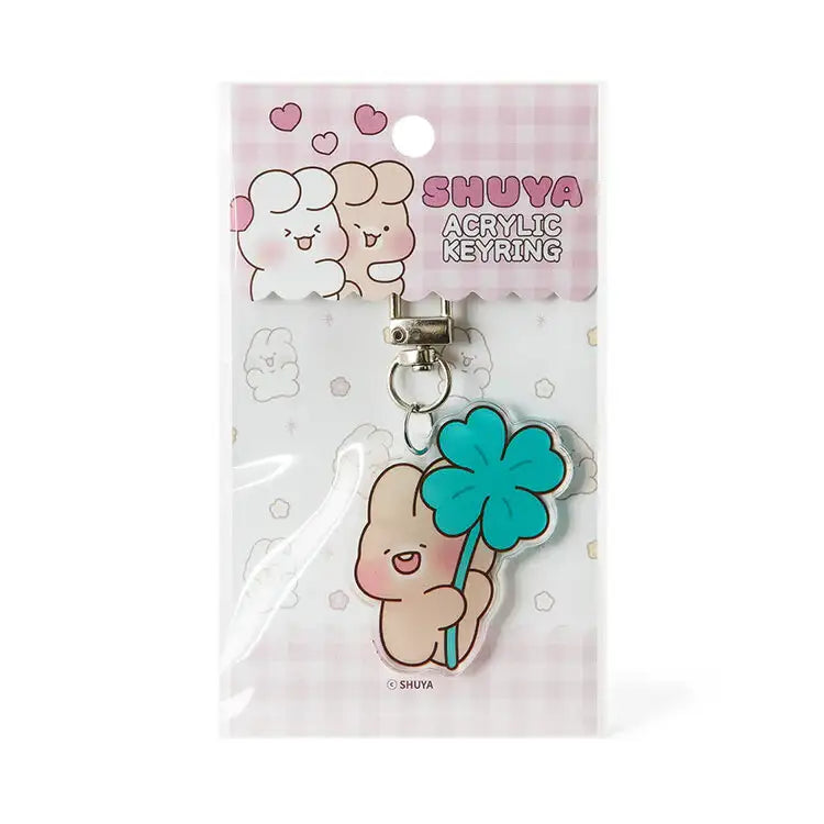 Kakao Friends - Shuya Toya Four Leaf Clover Acrylic Keyring - Kakao Friends - Acrylic Keyring - Harumio